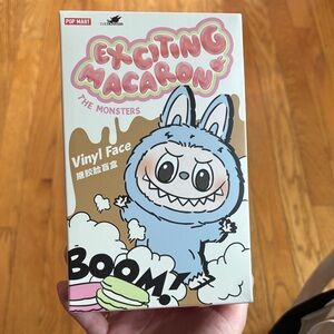 Pop Mart Exciting Macaron Vinyl Face Toy - Blue